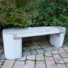 Stone Benches^Statues & Sculptures Elegance Polished Granite Stone Garden Bench