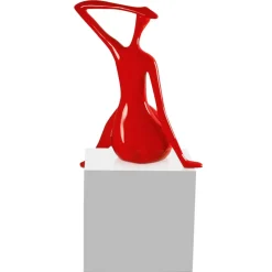 Figurative|Table Top^Statues & Sculptures Elegant Grace 38cm Red Resin Indoor Sculpture