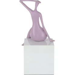 Figurative|Table Top^Statues & Sculptures Elegant Grace 38cm Violet Resin Indoor Sculpture