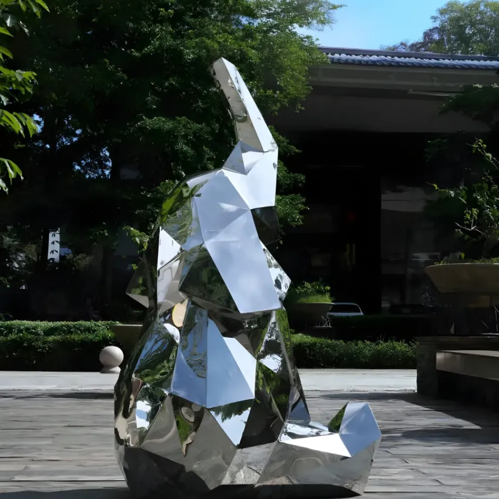 Wildlife|Contemporary^Statues & Sculptures Elephant 198cm Geometric Metal Garden Sculpture