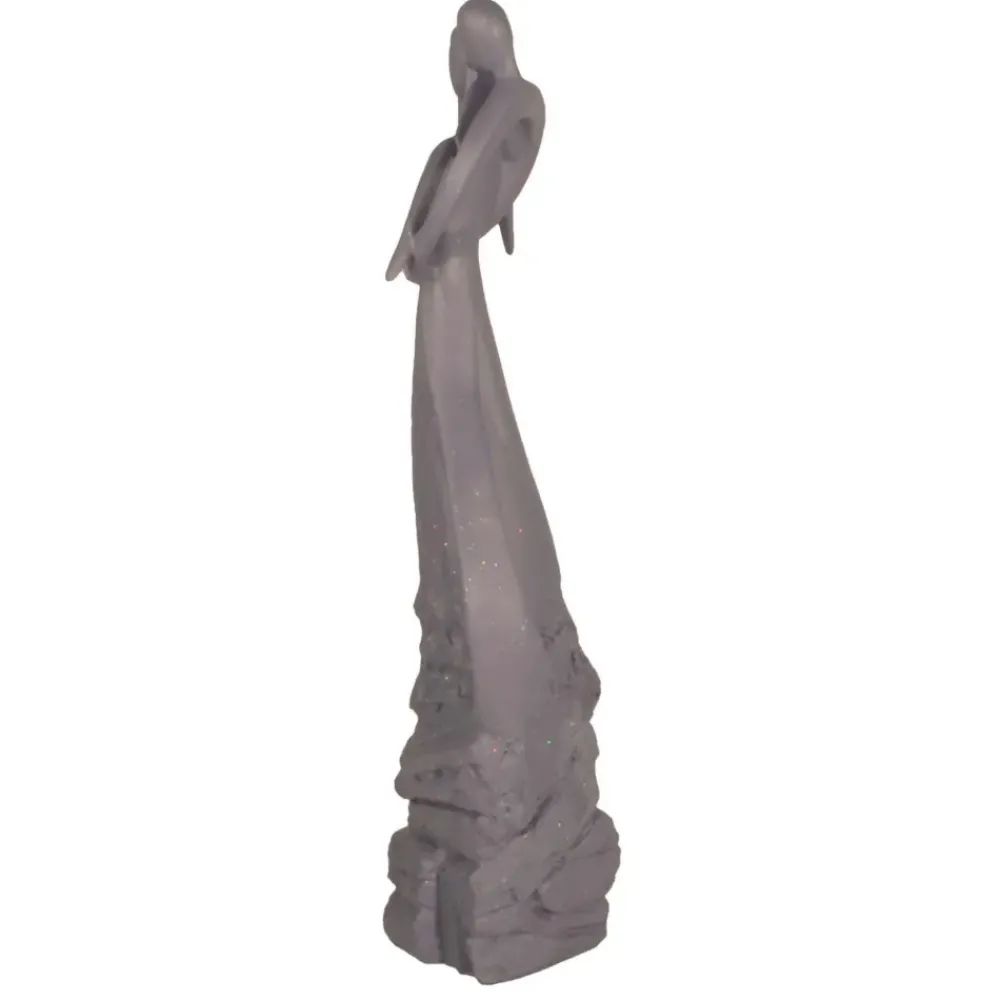 Modern^Statues & Sculptures Embracing Lovers 81cm Modern Poly Resin Garden Statue