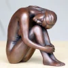 Figurative|Table Top^Statues & Sculptures Emma Figurine Bronze Indoor Sculpture