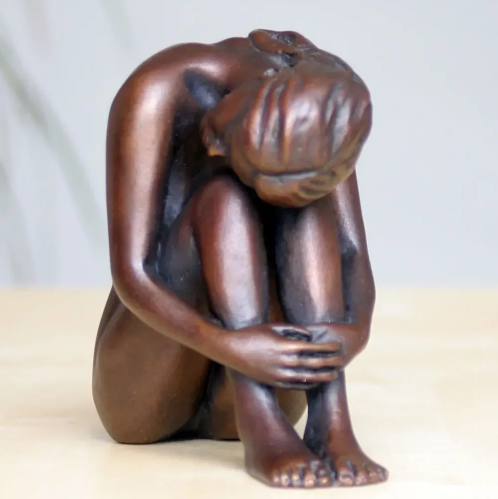 Figurative|Table Top^Statues & Sculptures Emma Figurine Bronze Indoor Sculpture