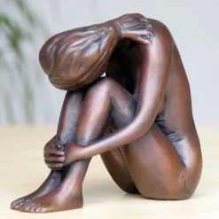 Figurative|Table Top^Statues & Sculptures Emma Figurine Bronze Indoor Sculpture