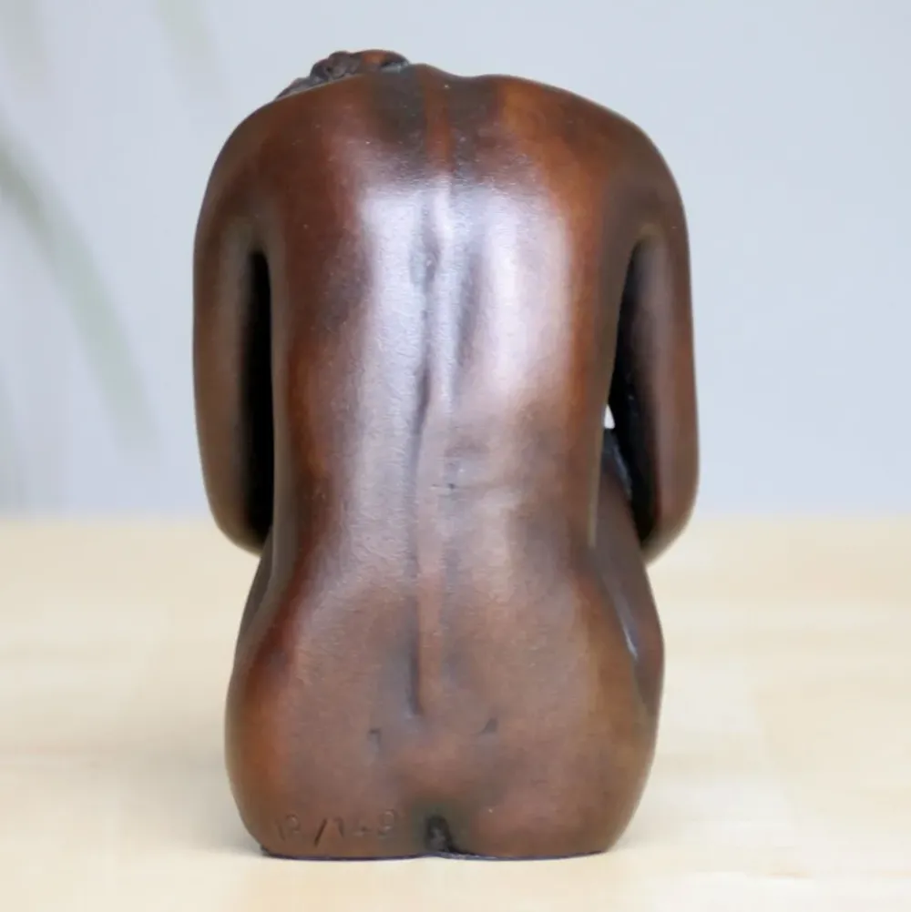 Figurative|Table Top^Statues & Sculptures Emma Figurine Bronze Indoor Sculpture