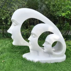 Modern^Statues & Sculptures Escape Reality 70cm Marble Resin Garden Statue