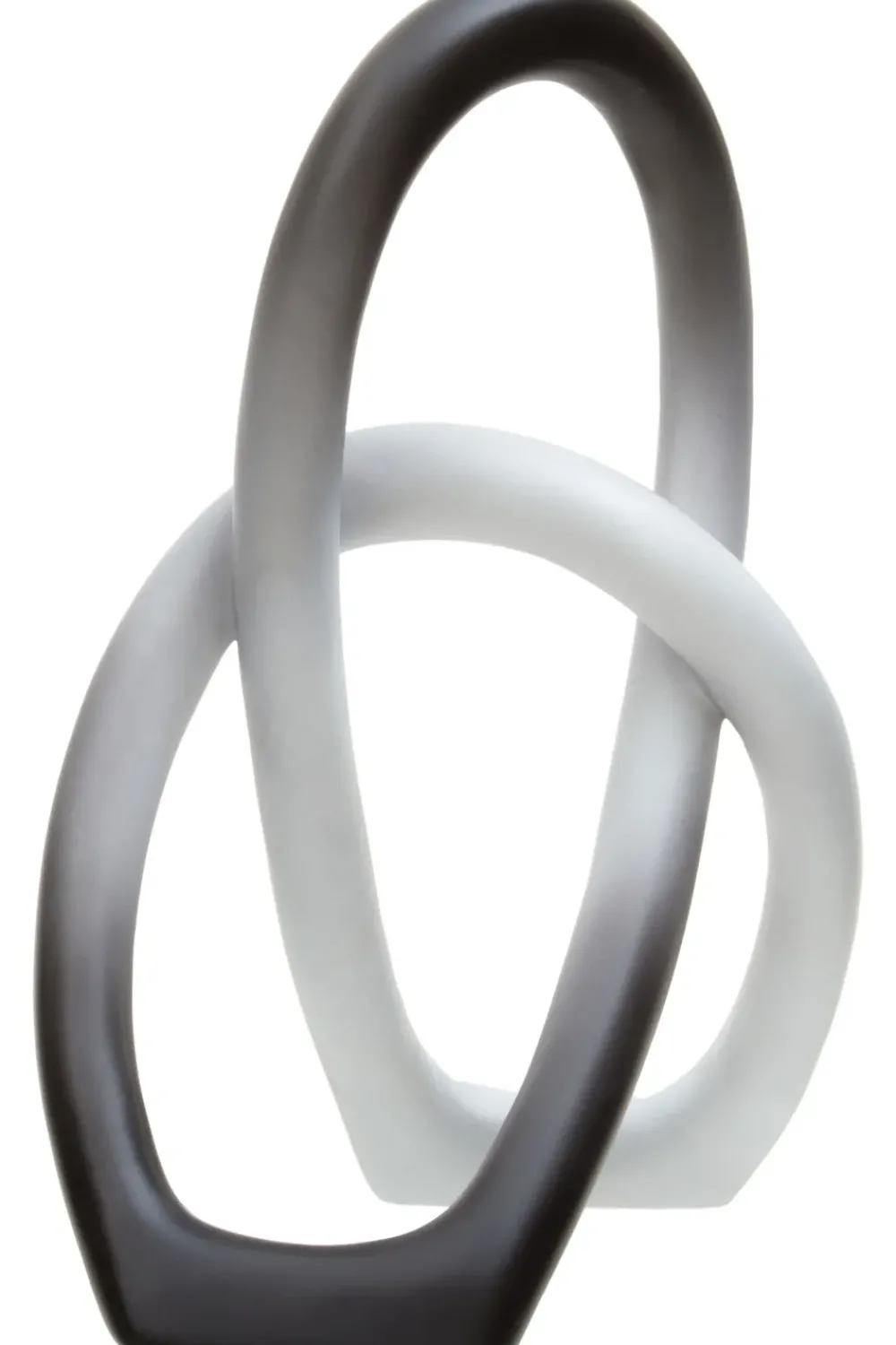 Table Top|Abstract^Statues & Sculptures Eternal Curves 19cm Black & White Resin Indoor Sculpture