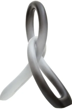 Table Top|Abstract^Statues & Sculptures Eternal Curves 19cm Black & White Resin Indoor Sculpture