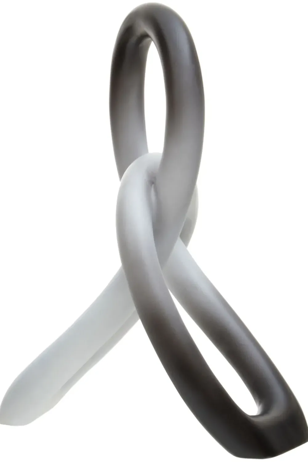 Table Top|Abstract^Statues & Sculptures Eternal Curves 19cm Black & White Resin Indoor Sculpture