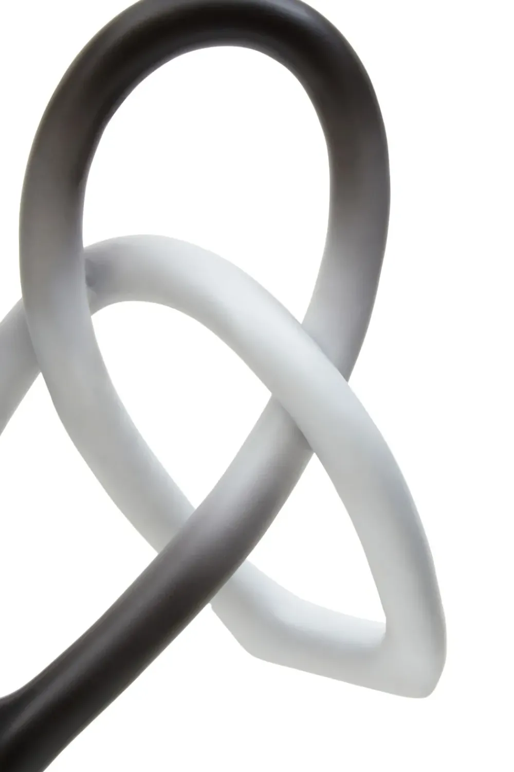 Table Top|Abstract^Statues & Sculptures Eternal Curves 19cm Black & White Resin Indoor Sculpture