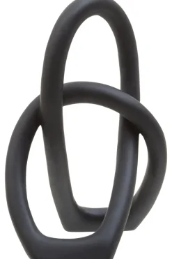 Table Top|Abstract^Statues & Sculptures Eternal Curves 19cm Black Resin Indoor Sculpture
