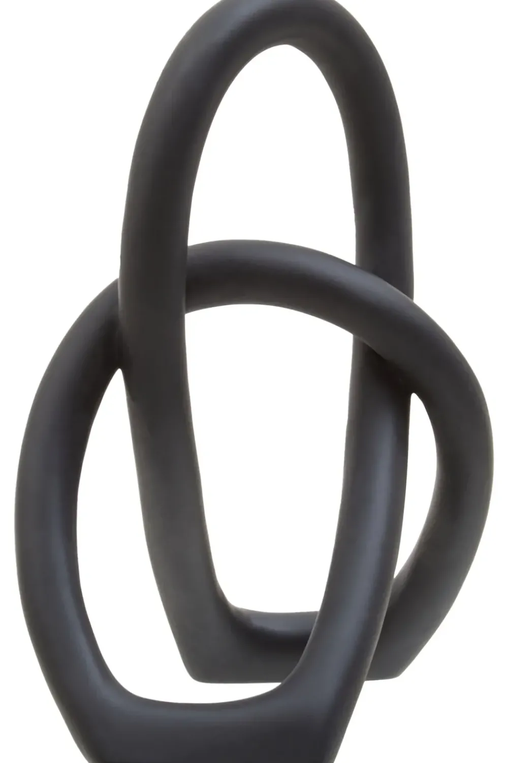 Table Top|Abstract^Statues & Sculptures Eternal Curves 19cm Black Resin Indoor Sculpture