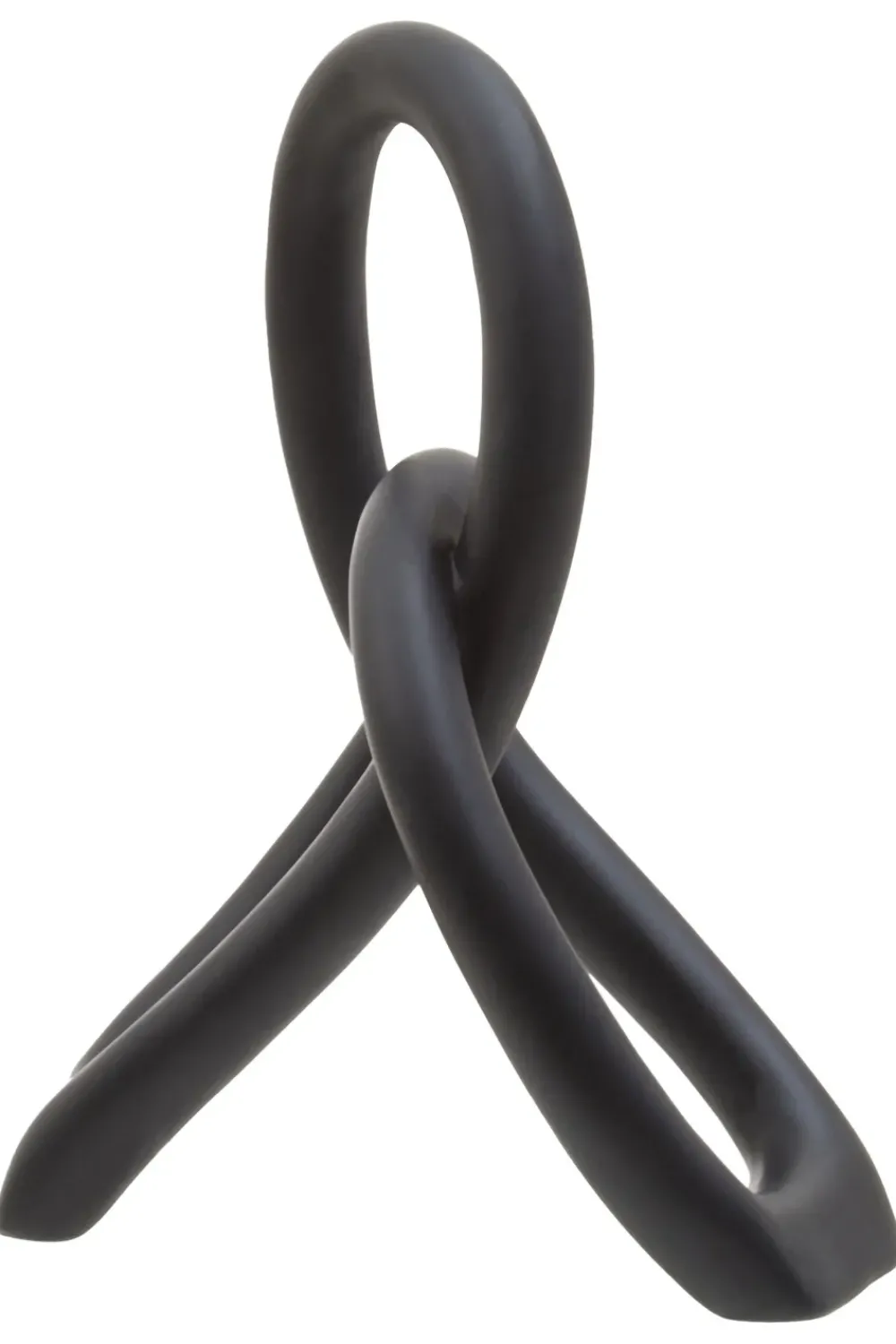 Table Top|Abstract^Statues & Sculptures Eternal Curves 19cm Black Resin Indoor Sculpture