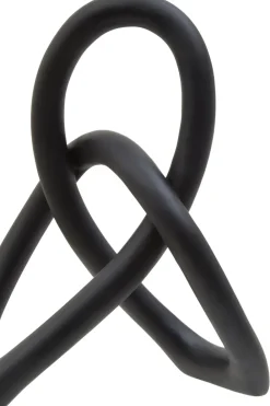 Table Top|Abstract^Statues & Sculptures Eternal Curves 19cm Black Resin Indoor Sculpture