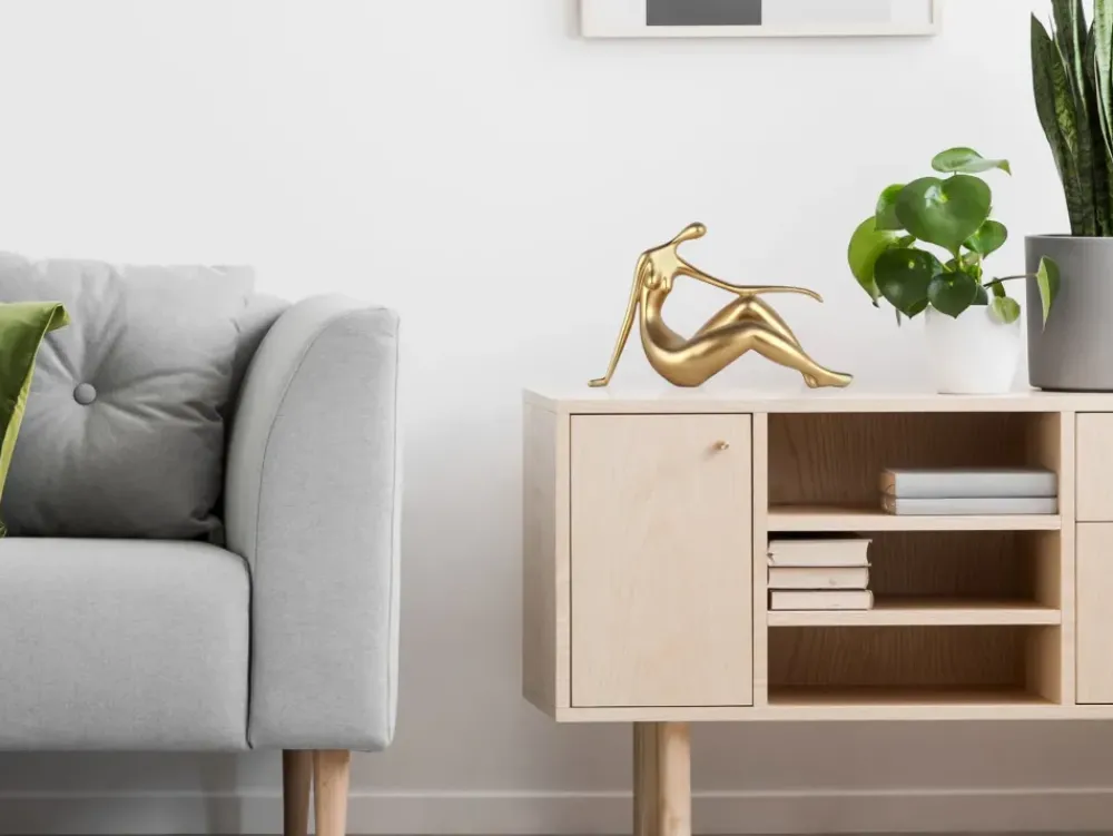 Figurative|Table Top^Statues & Sculptures Eternal Grace 21cm Gold Resin Indoor Sculpture