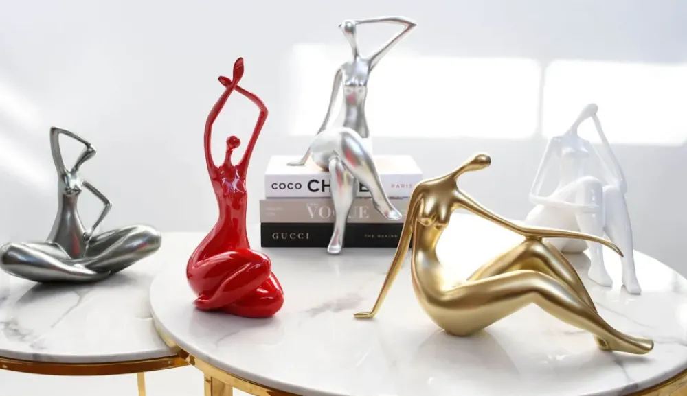 Figurative|Table Top^Statues & Sculptures Eternal Grace 21cm Gold Resin Indoor Sculpture