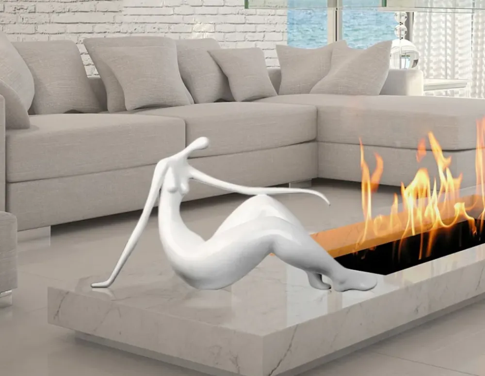 Figurative|Table Top^Statues & Sculptures Eternal Grace 40cm White Resin Indoor Sculpture