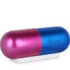 Table Top|Contemporary^Statues & Sculptures Eternal Happiness Pill 13cm Fuchsia Resin Indoor Sculpture