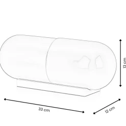 Table Top|Contemporary^Statues & Sculptures Eternal Health Pill 13cm Gold Resin Indoor Sculpture