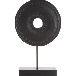 Table Top|Abstract^Statues & Sculptures Eternal Loop 44cm Black Wood Indoor Sculpture