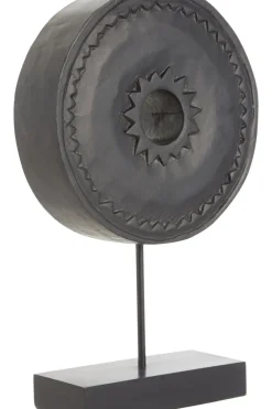 Table Top|Abstract^Statues & Sculptures Eternal Loop 44cm Black Wood Indoor Sculpture