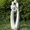 Modern^Statues & Sculptures Eternal Love 80cm Marble Resin Garden Statue