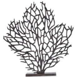 Table Top|Contemporary^Statues & Sculptures Euphoric Coral 53cm Black Metal Indoor Sculpture