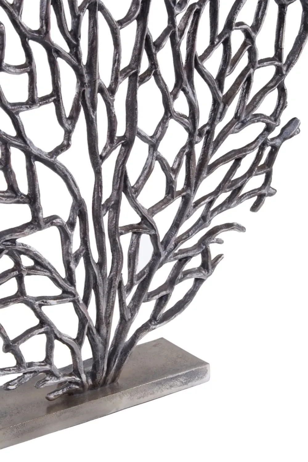 Table Top|Contemporary^Statues & Sculptures Euphoric Coral 53cm Black Metal Indoor Sculpture