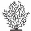 Table Top|Contemporary^Statues & Sculptures Euphoric Coral 43cm Black Metal Indoor Sculpture