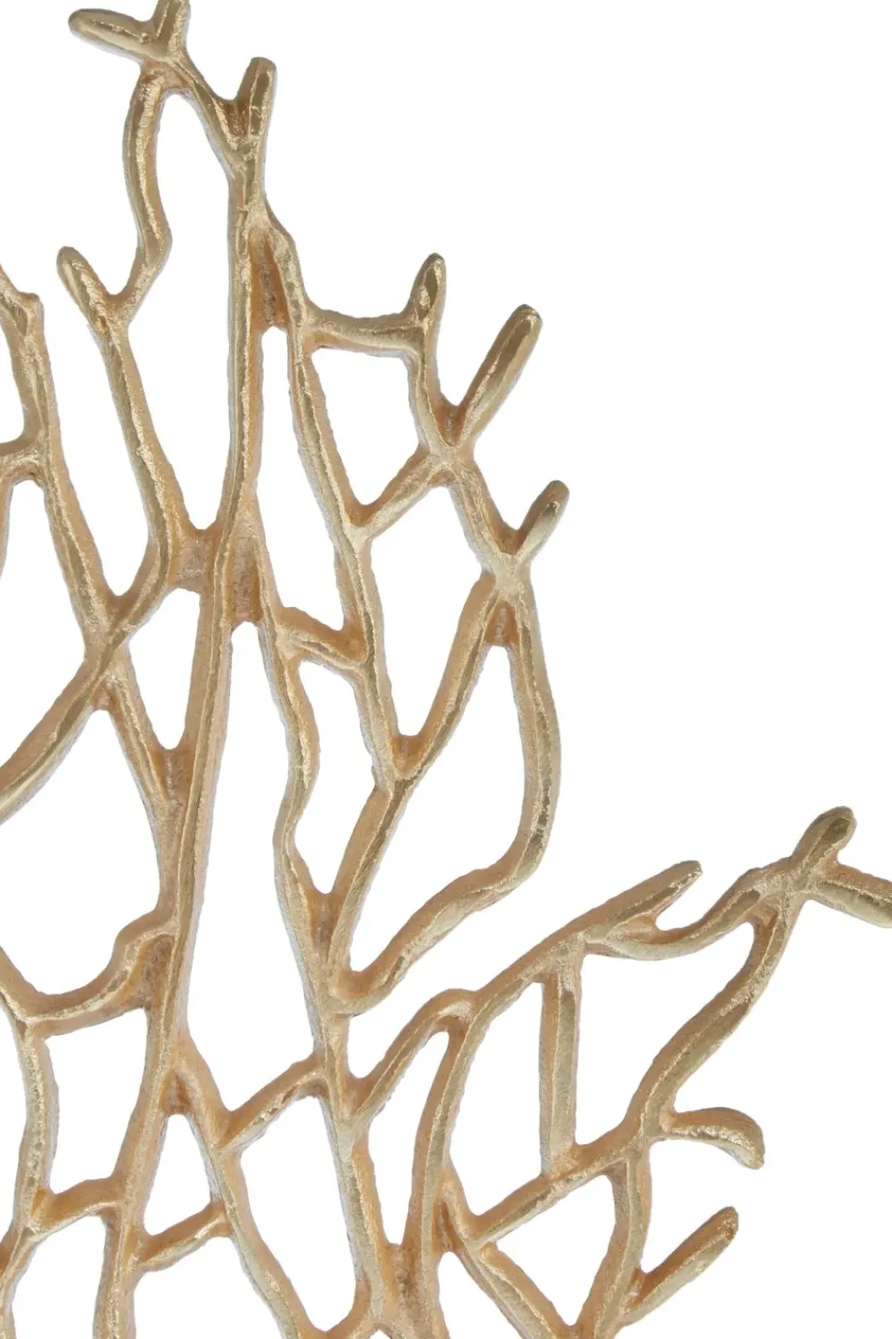 Table Top|Contemporary^Statues & Sculptures Euphoric Coral 40cm Gold Metal Indoor Sculpture