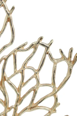 Table Top|Contemporary^Statues & Sculptures Euphoric Coral 54cm Gold Metal Indoor Sculpture