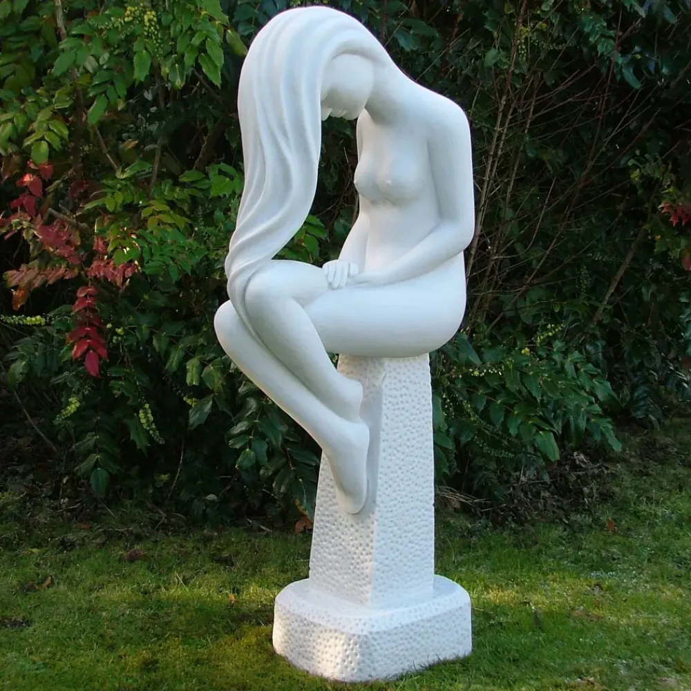 Modern^Statues & Sculptures Europa 110cm Marble Resin Garden Statue