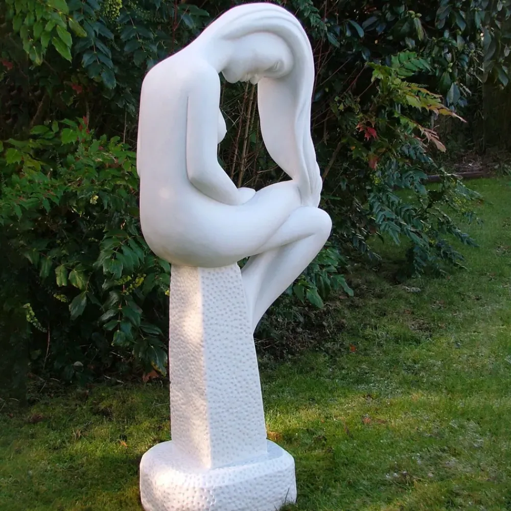 Modern^Statues & Sculptures Europa 110cm Marble Resin Garden Statue