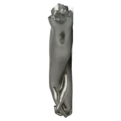 Wall Art|Contemporary^Statues & Sculptures Everlasting Embrace 55cm Anthracite Resin Wall Sculpture