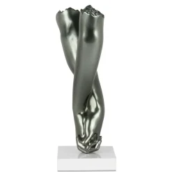 Table Top|Contemporary^Statues & Sculptures Everlasting Embrace 44cm Anthracite Resin Indoor Sculpture