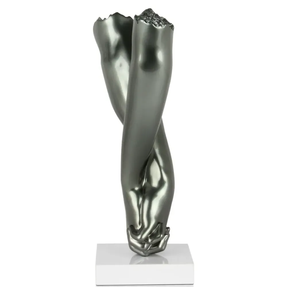 Table Top|Contemporary^Statues & Sculptures Everlasting Embrace 44cm Anthracite Resin Indoor Sculpture