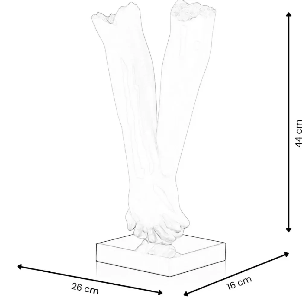 Table Top|Contemporary^Statues & Sculptures Everlasting Embrace 44cm Anthracite Resin Indoor Sculpture