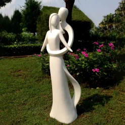 Modern^Statues & Sculptures Everlasting Love 118cm Marble Resin Garden Statue
