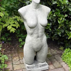 Modern^Statues & Sculptures Female Torso Modern Stone Garden Ornament