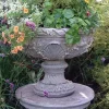 Large|Round^Statues & Sculptures Flemish Vase Stone Garden Planter