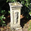 Garden Sundials^Statues & Sculptures Floral Brass Stone Garden Sundial