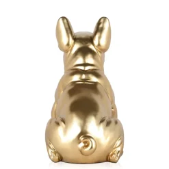 Table Top|Floor Standing^Statues & Sculptures French Bulldog 40cm Gold Resin Indoor Sculpture