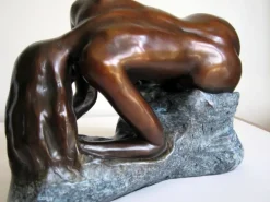Figurative|Table Top^Statues & Sculptures Gaia Figurine Bronze Indoor Sculpture