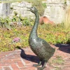 Goose^Statues & Sculptures Goose 66cm Bronze Metal Garden Ornament
