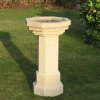 Bird Baths^Statues & Sculptures Gothic Design Stone Garden Birdbath