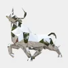 Farm|Contemporary^Statues & Sculptures Grand Bull 120cm Geometric Metal Garden Sculpture