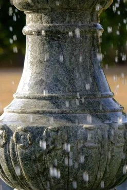 Water Features^Statues & Sculptures Grand Double Tier 4m Emerald Marble Stone Water Fountain Feature