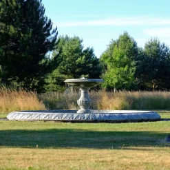 Water Features^Statues & Sculptures Grand Single Tier 4m Emerald Marble Stone Water Fountain Feature