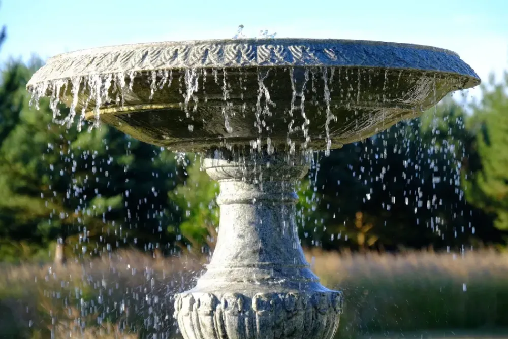 Water Features^Statues & Sculptures Grand Single Tier 4m Emerald Marble Stone Water Fountain Feature