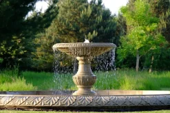 Water Features^Statues & Sculptures Grand Single Tier 4m Sandstone Stone Water Fountain Feature